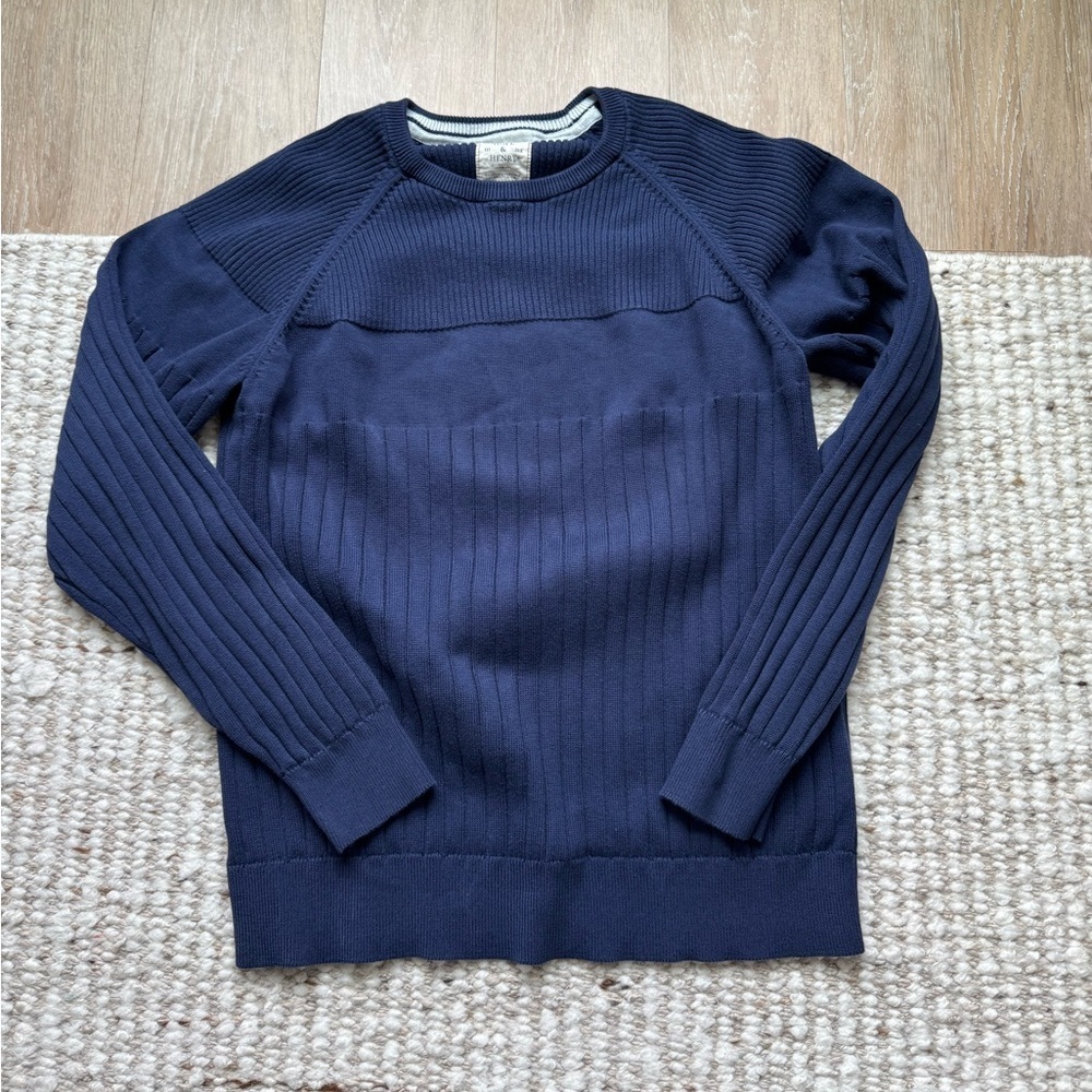 HOPE & HENRY | Organic Cotton Ribbed Crewneck Sweater